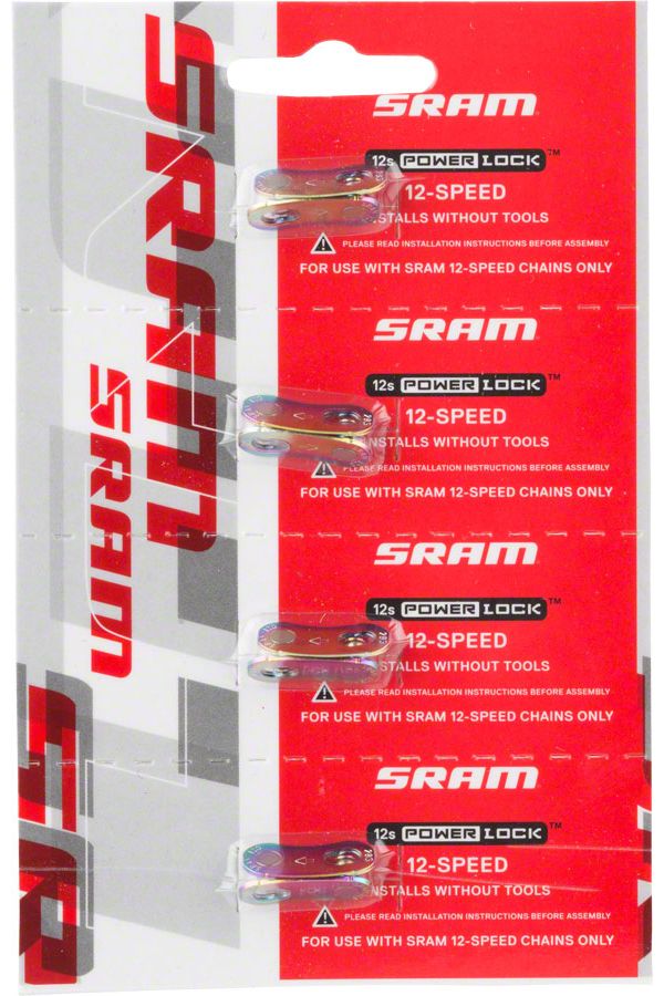 SRAM Eagle PowerLock Link for 12-Speed Chain, Rainbow Finish-Single
