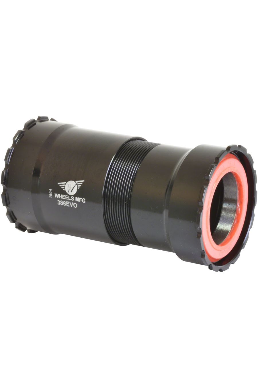Wheels Manufacturing 386EVO Thread-Together Bottom Bracket - DUB Spindle, ABEC-3 Bearing, Black