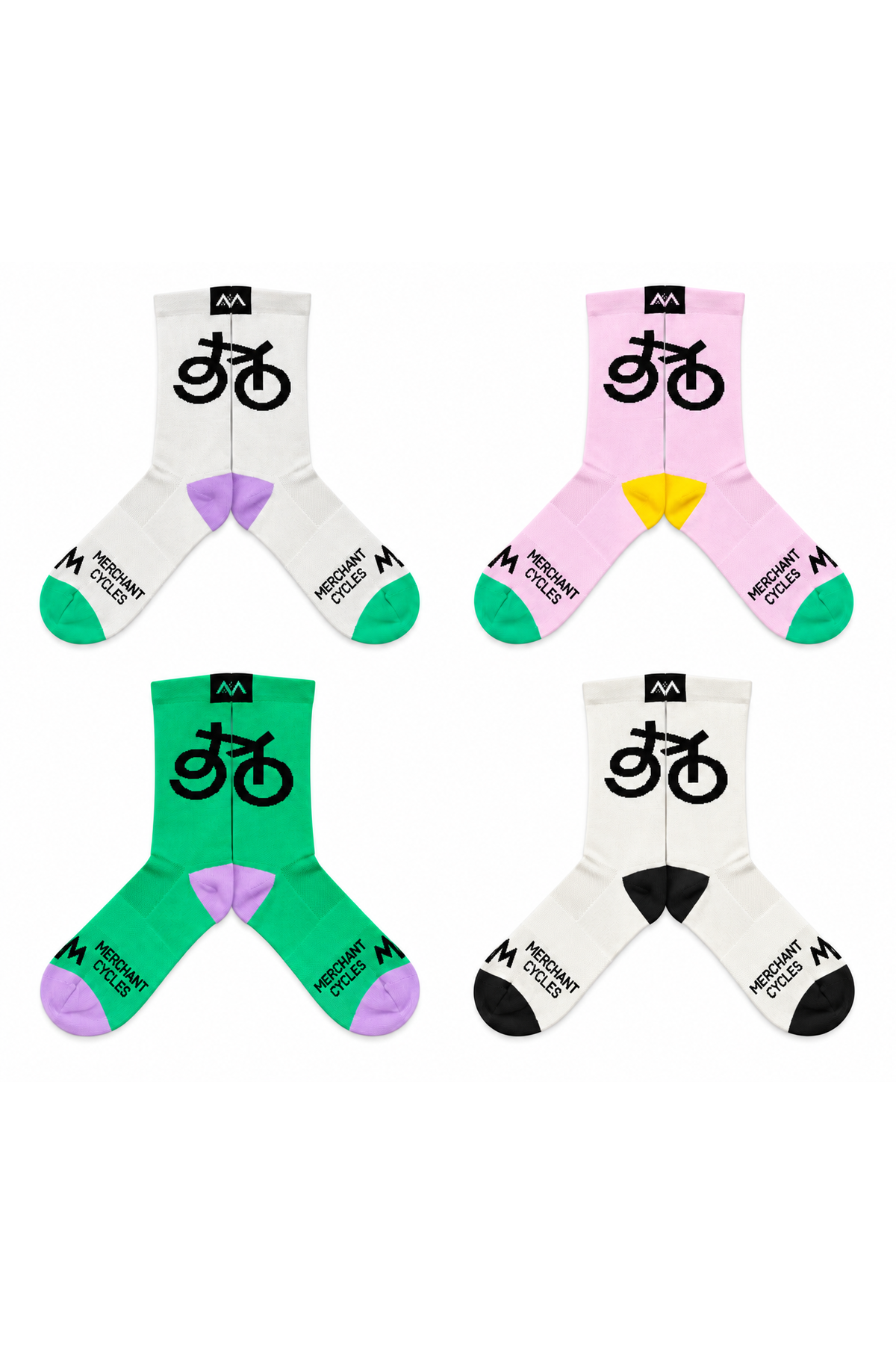 2026 Merchant Cycles Mint Socks