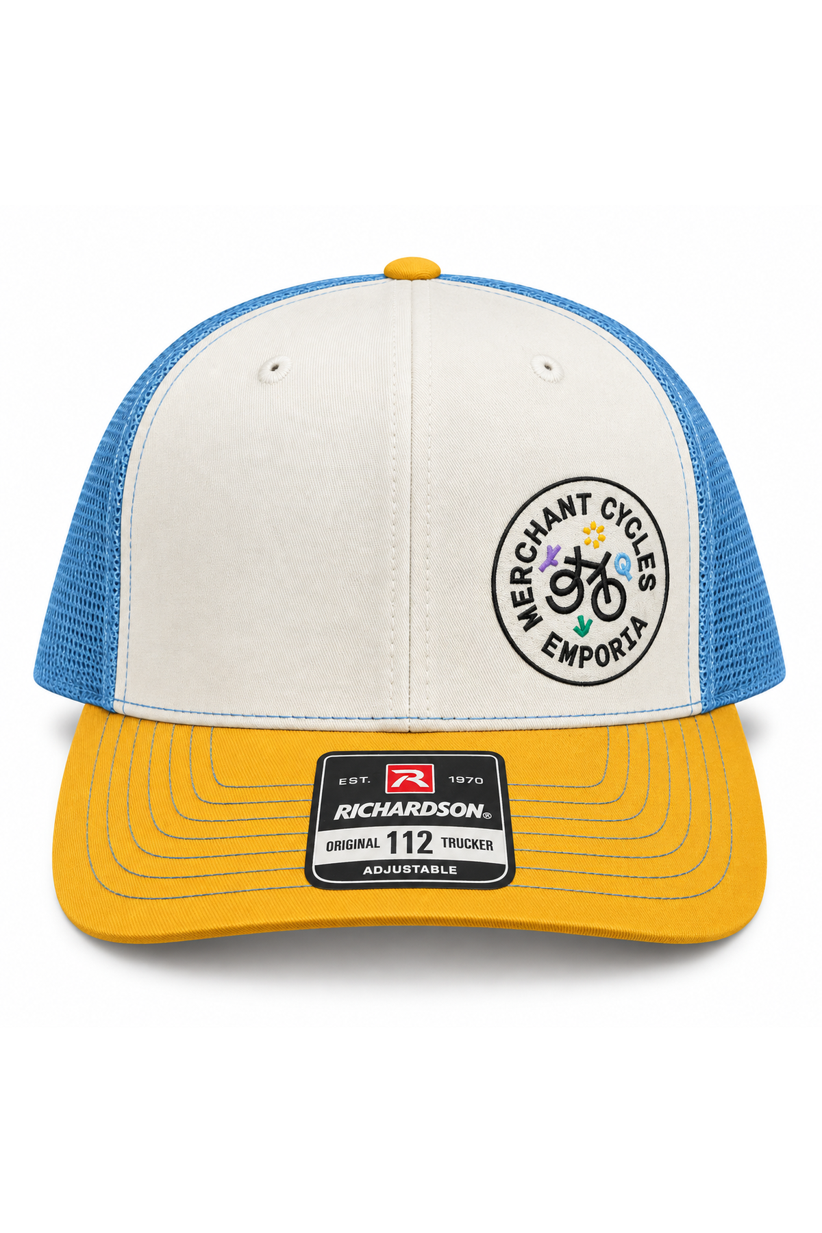 2026 Merchant Cycles Tri Colored Cap