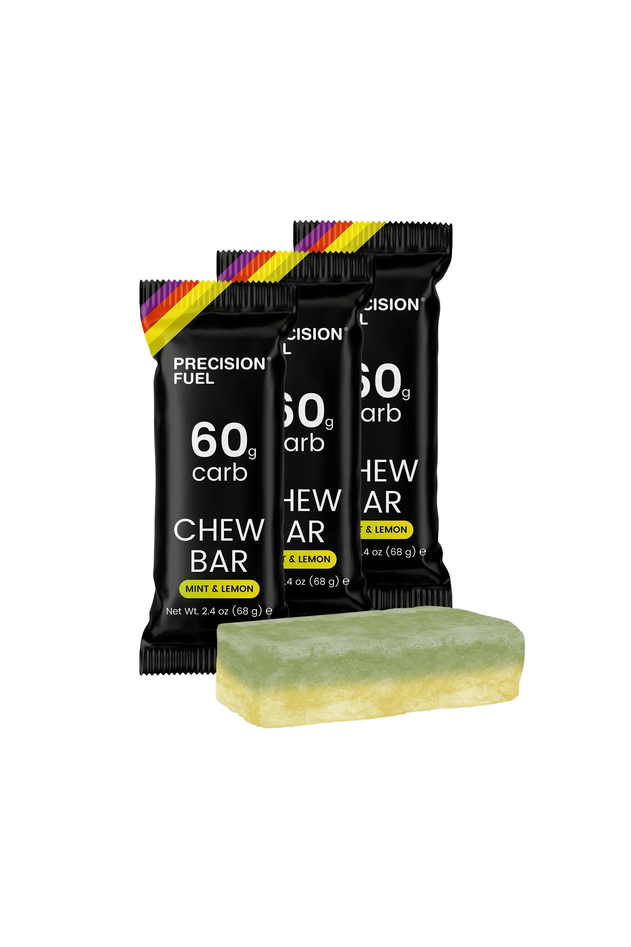 Precision Fuel & Hydration 60g Carb Chew Bar-Mint & Lemon