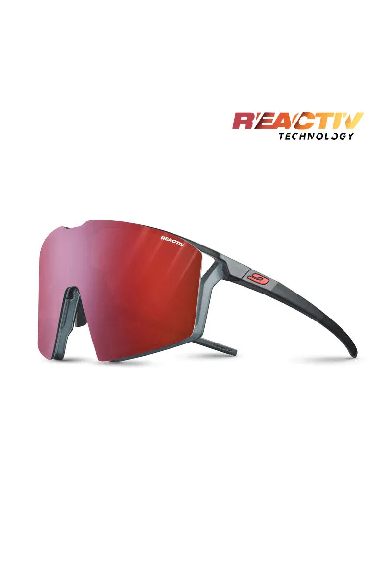 Julbo Edge Translucent Black / Matte Orange REACTIV 0-3 High Contrast