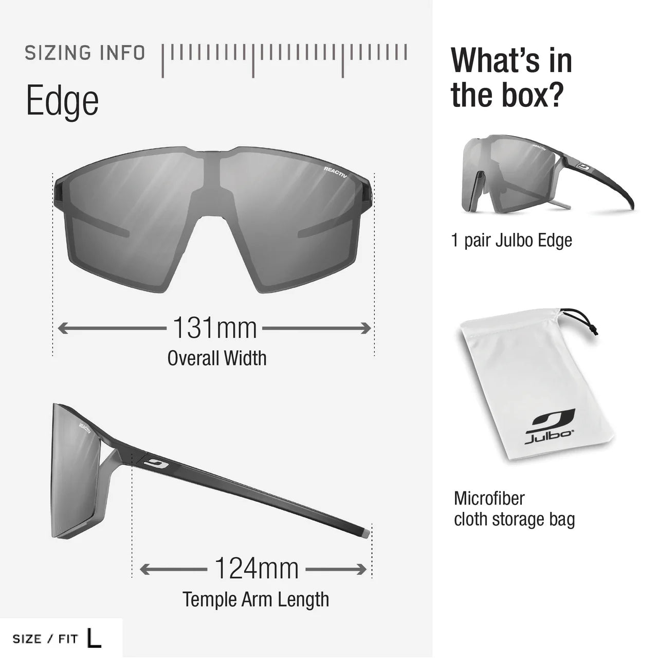 Julbo EDGE BLACK SERIES