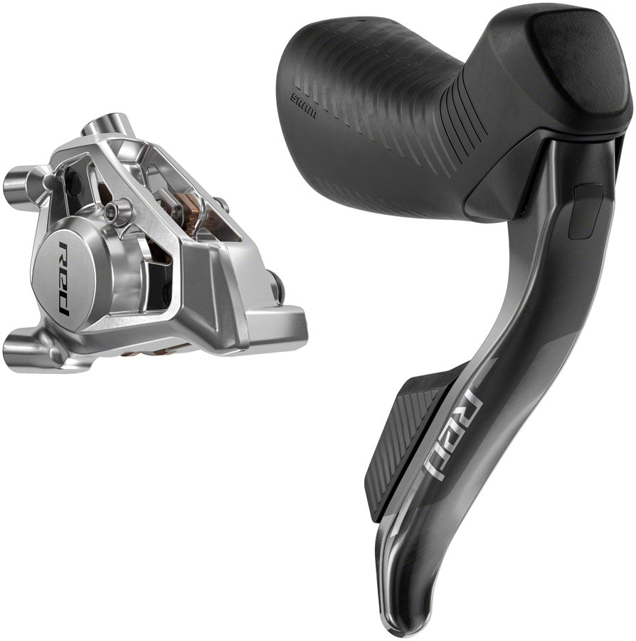 SRAM RED eTap AXS HRD Shift/Brake Lever and Hydraulic Disc Caliper - Left/Front, Flat Mount 20mm Offset, 1800mm Hose, Black, E1 (Copy)
