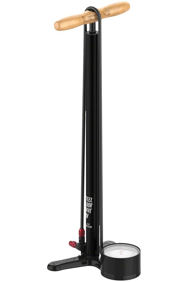 Lezyne Steel HV Floor Drive Pump - Flat Black