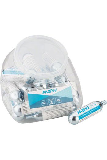 MSW CO2 Cartridge, Threaded - 25g