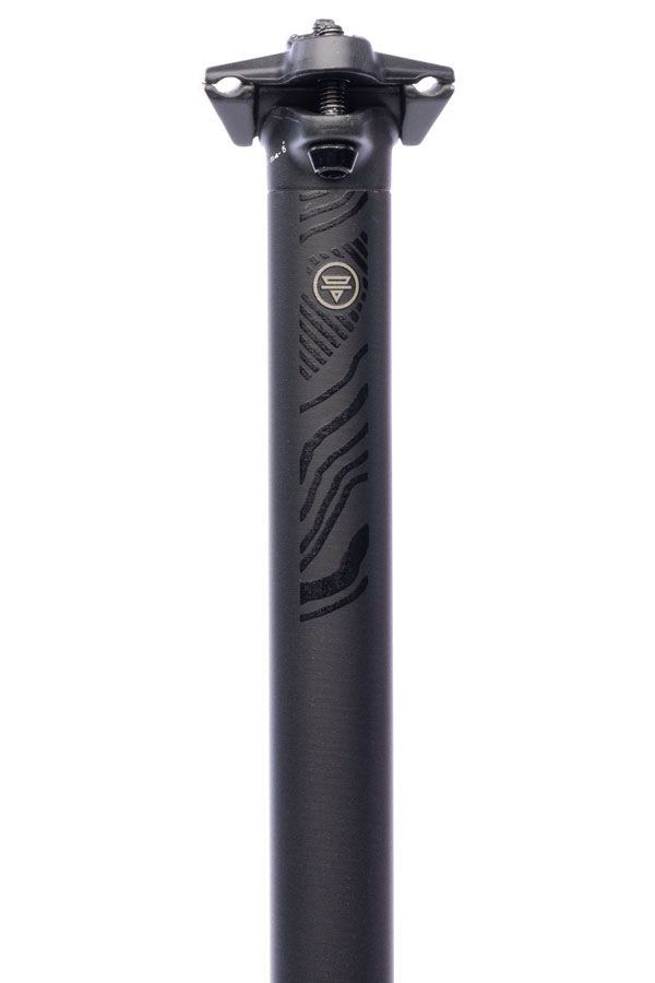 Teravail Stratum SE Seatpost - 27.2 x 400mm, 0mm Offset, Black