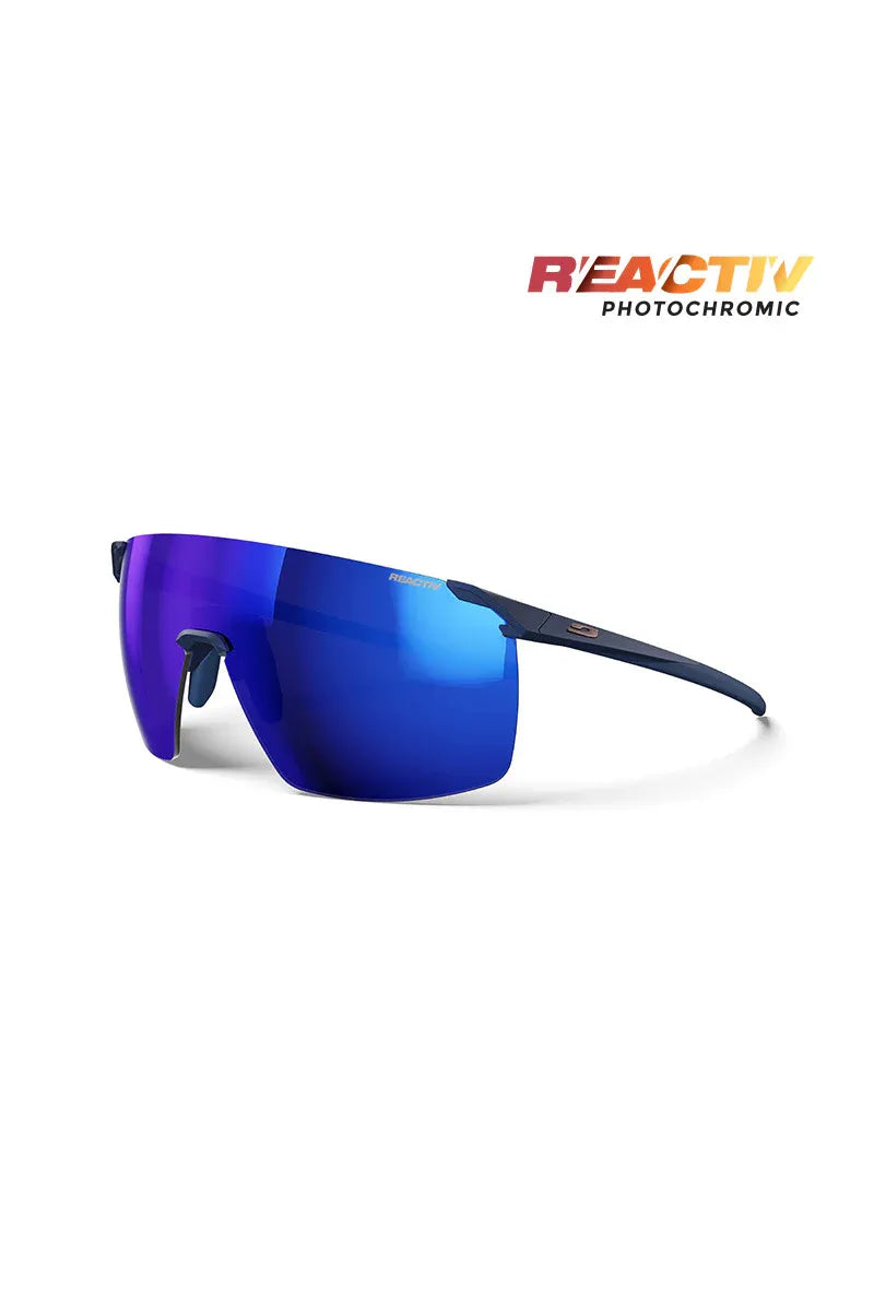 Julbo Faster Dark Blue / Brass REACTIV 1-3 High Contrast