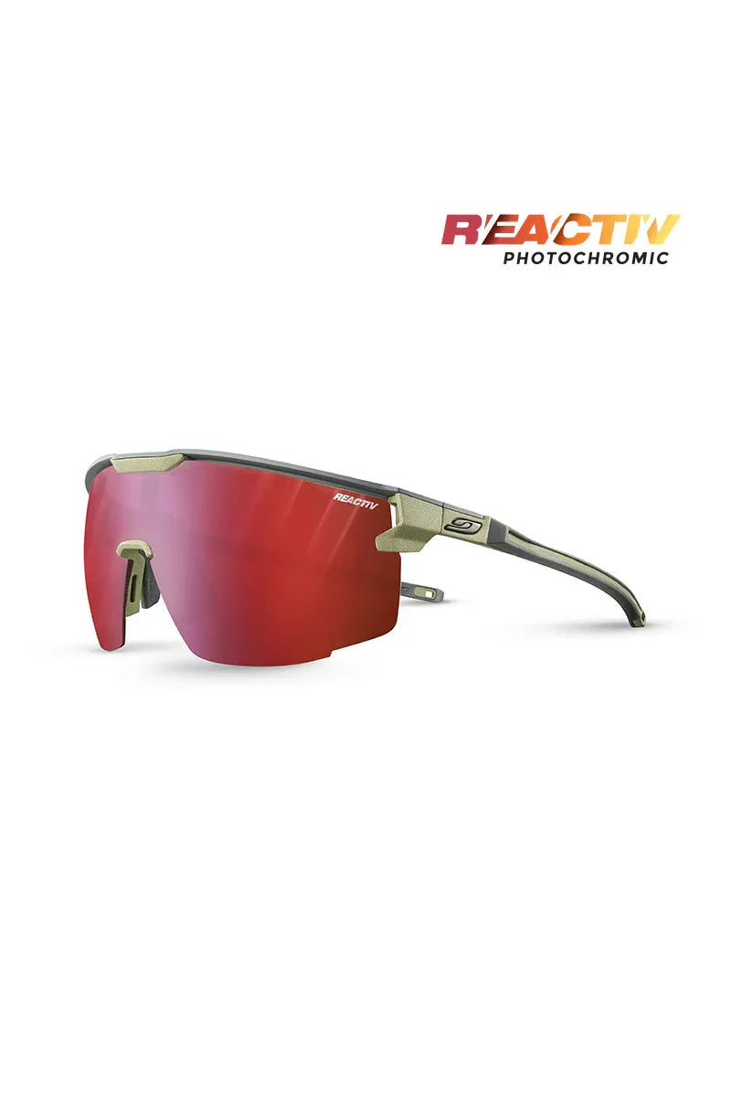 Julbo Ultimate Dark Gray / Army Green REACTIV 0-3 High Contrast